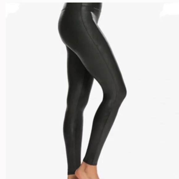 Stellaluce Pants - ☀️ Stellaluce  Black Faux leather leggings